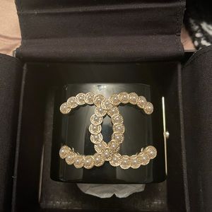 Black Chanel cuff authentic